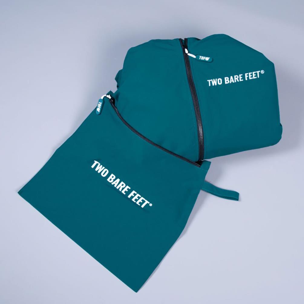 Two Bare Feet Weatherproof Packable Changing Robe & Travel Bag - Sea Green / Sea Green Extra Image 4